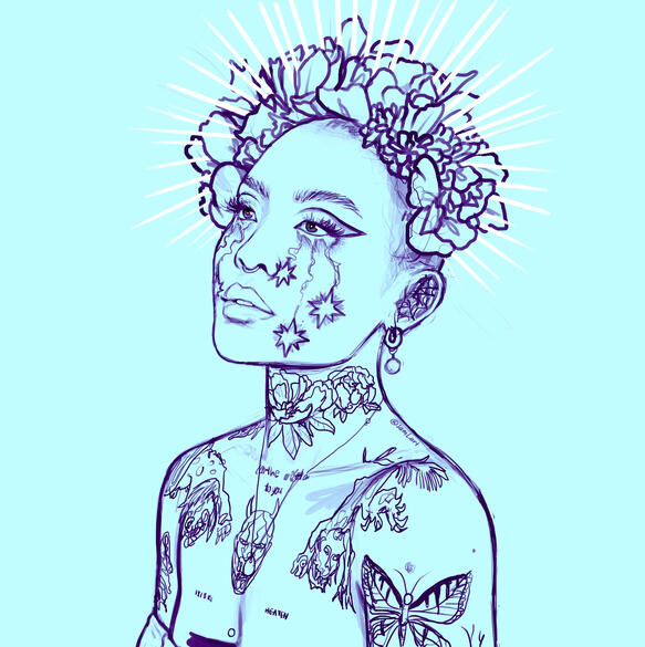 Drawing of @meicrosoft on instagram